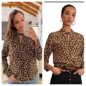 VERONICA BEARD Ann Top brown leopard
$395